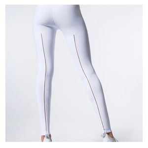Alo Yoga High-Waist Dash Leggings White